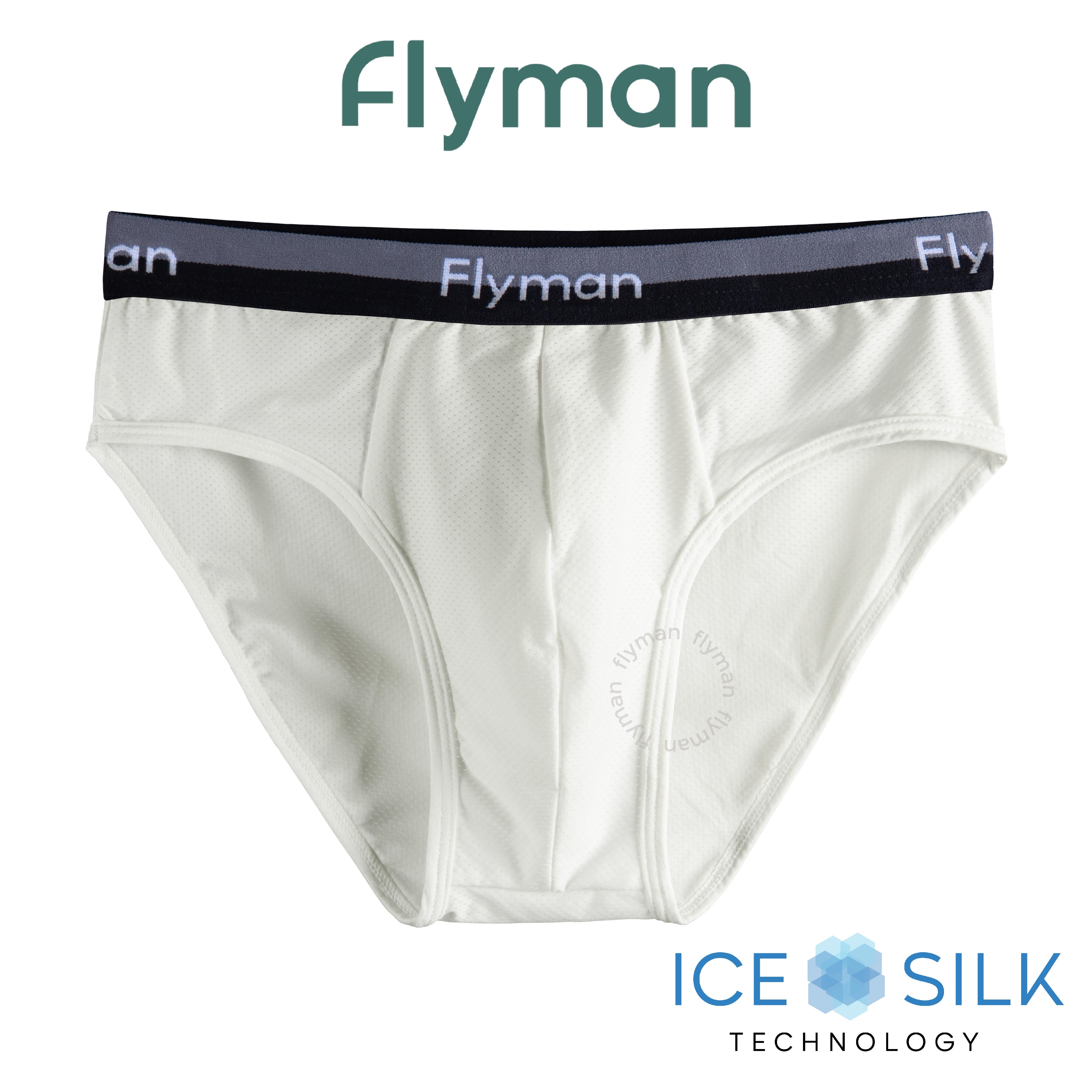Flyman Celana Dalam Pria Brief Ice Silk 1 pcs FM 3364