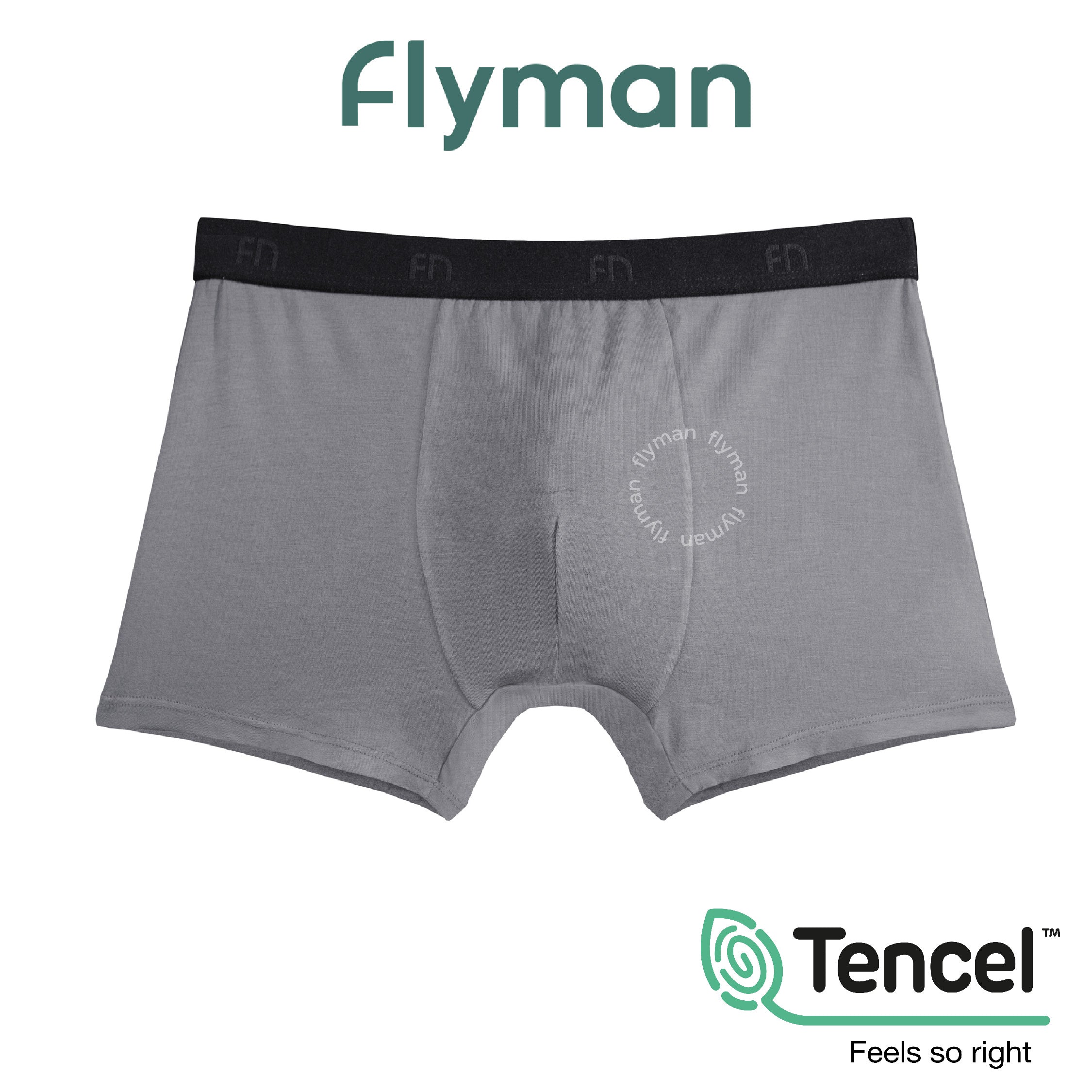 Flyman Celana Dalam Pria Boxer Tencel 1 pcs FM 3056