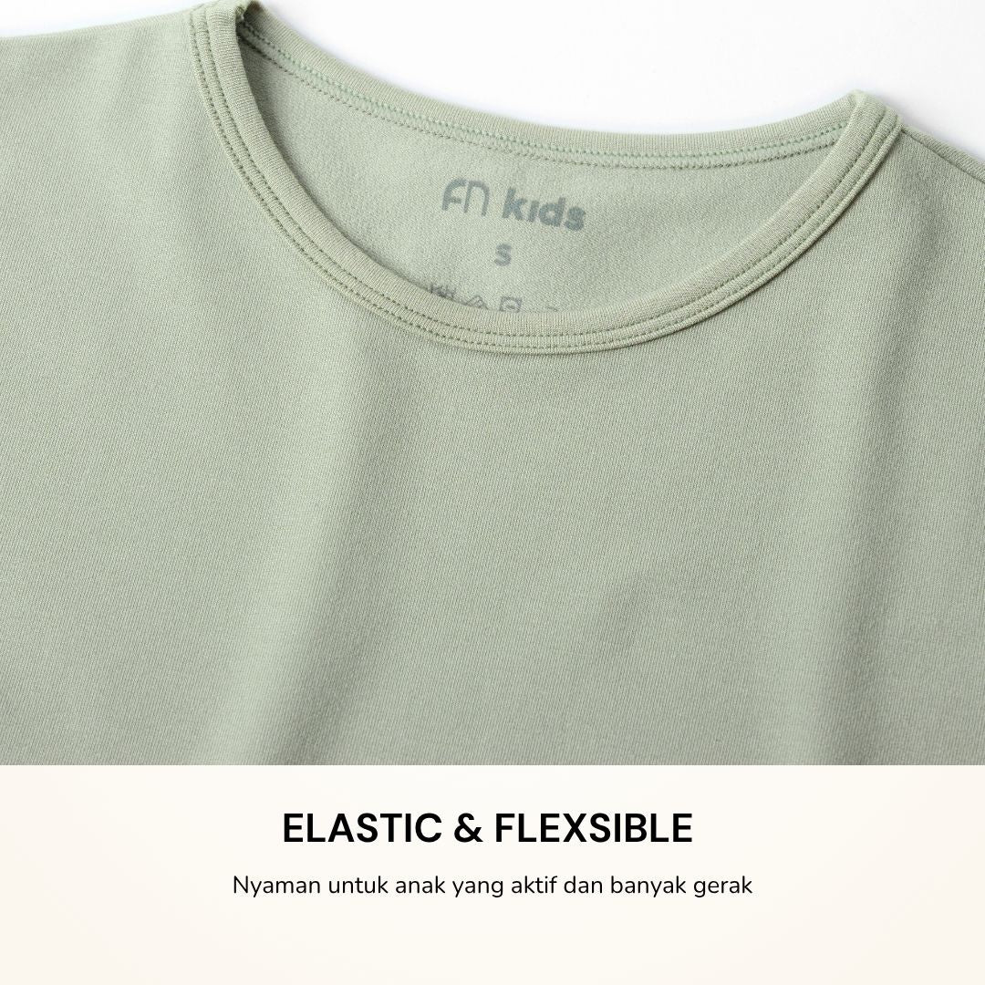 FN Kids Kaos Anak Laki Laki Nyaman Lembut Tencel Premium - Boys Short Slevee T-Shirt FNBA3594