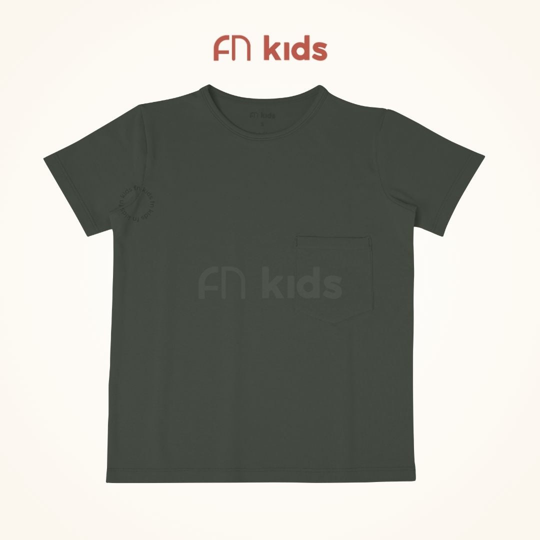 FN Kids Kaos Anak Laki Laki Nyaman Lembut Tencel Premium - Boys Short Slevee T-Shirt FNBA3594