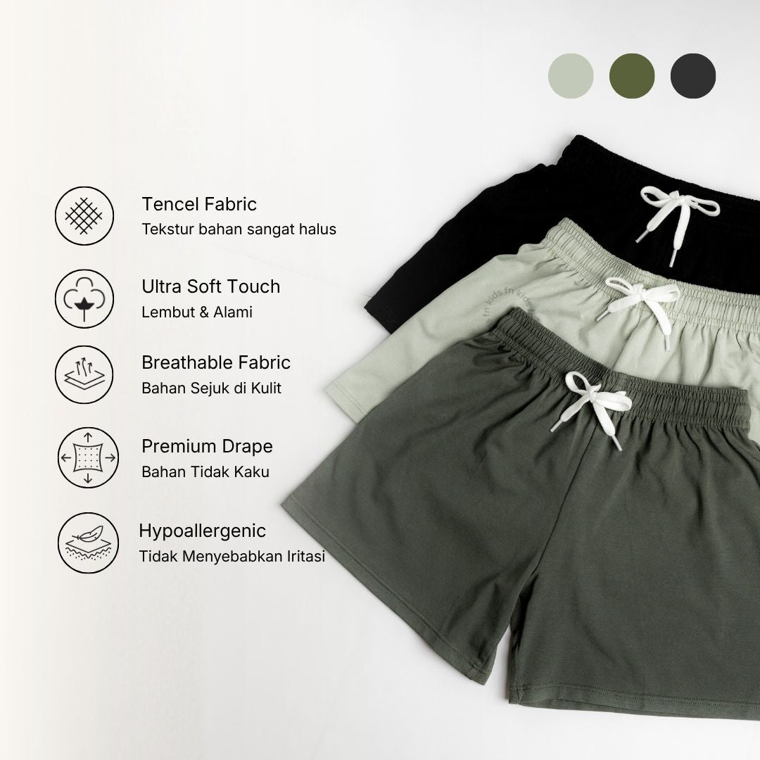 FN Kids Celana Pendek Anak Laki Laki Nyaman Lembut Tencel Premium - Boys Easy Short Kids FNBC3595