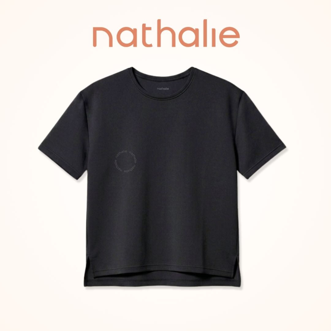 Nathalie Tshirt Boxy Kaos Boxy Wanita Scuba Premium - NTA 3608