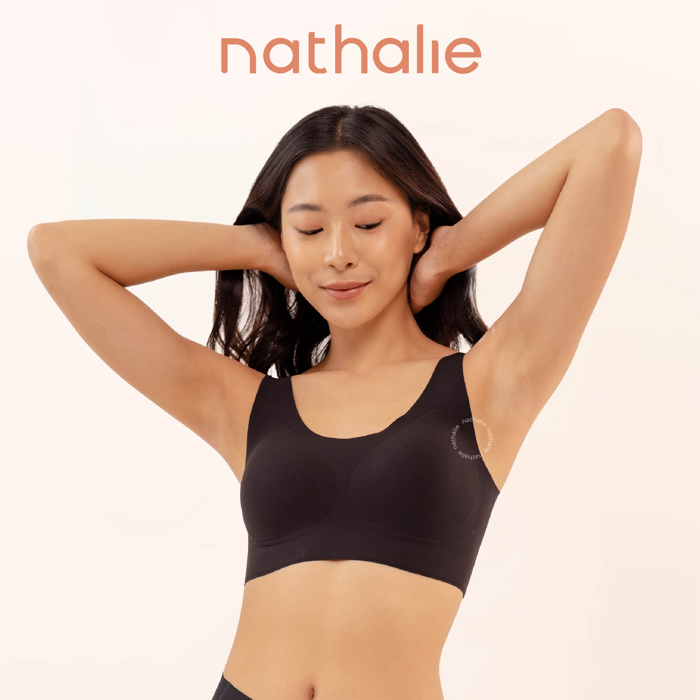 Nathalie Round Neck Vest-Style Bra NTB 3475