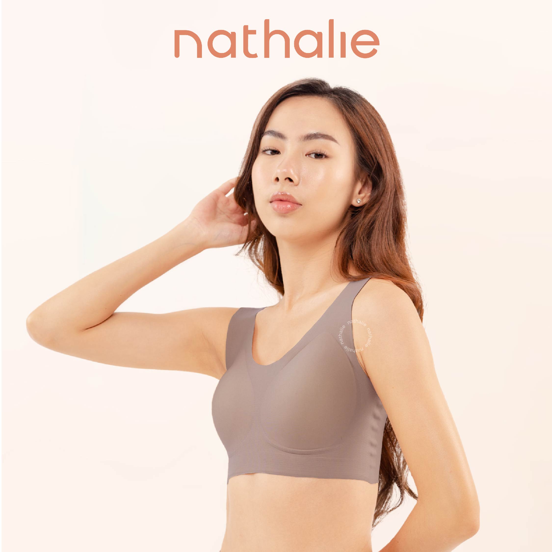 Nathalie Round Neck Vest-Style Bra NTB 3475