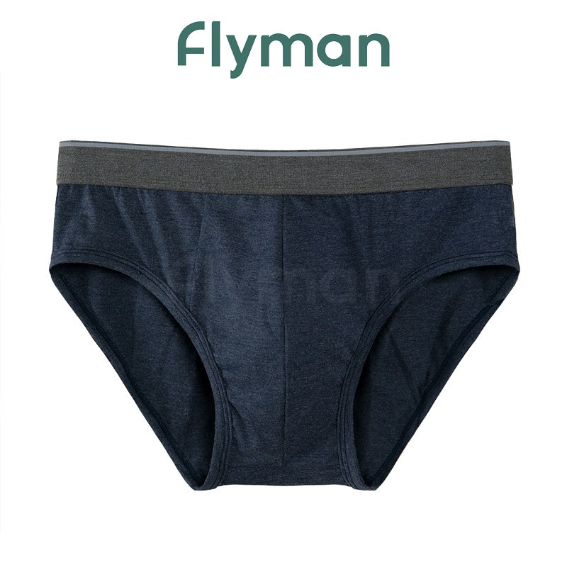 Flyman Celana Dalam Pria Brief Cotton Blend 1 pcs FM 3386