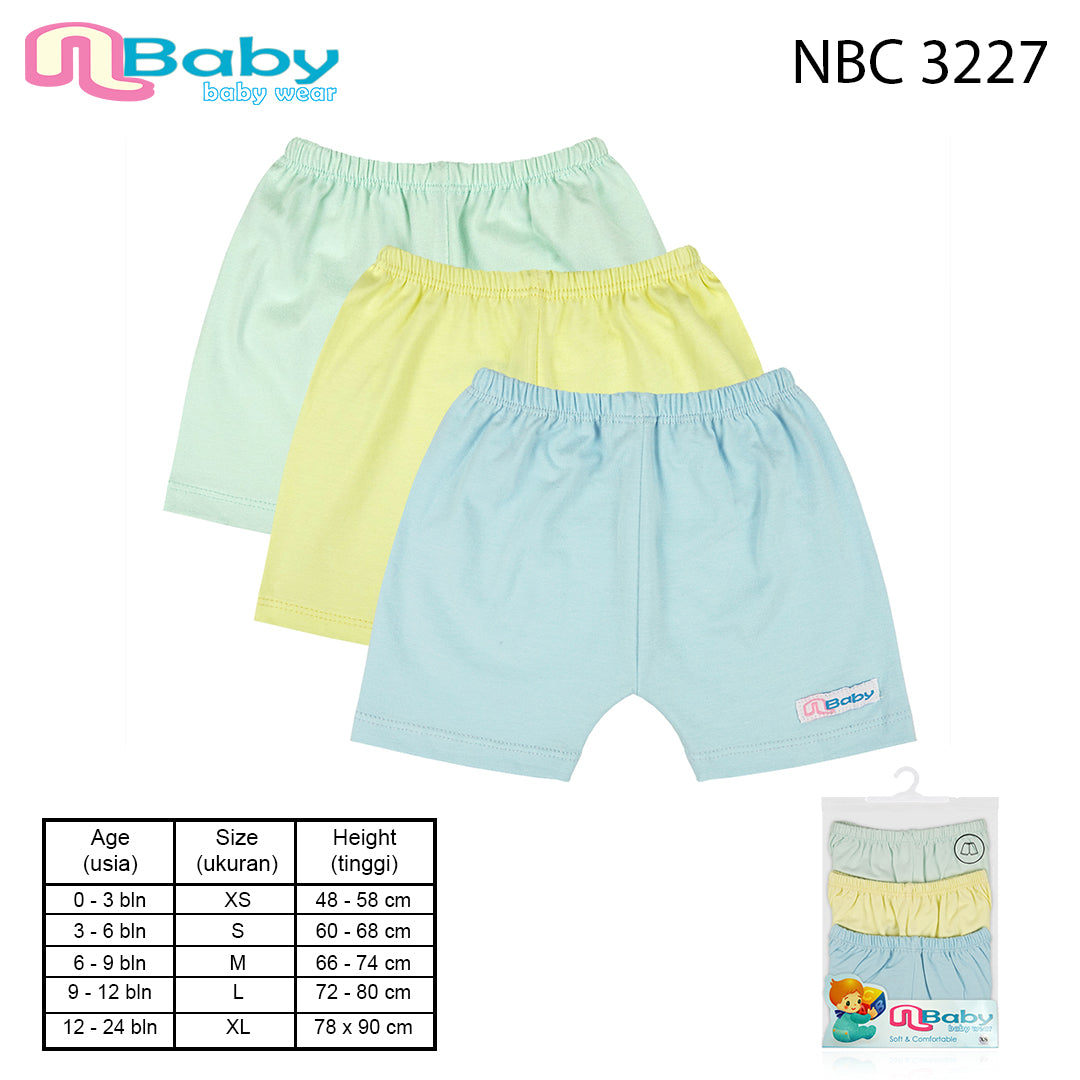 NBaby Short Pants Plain NBC 3227