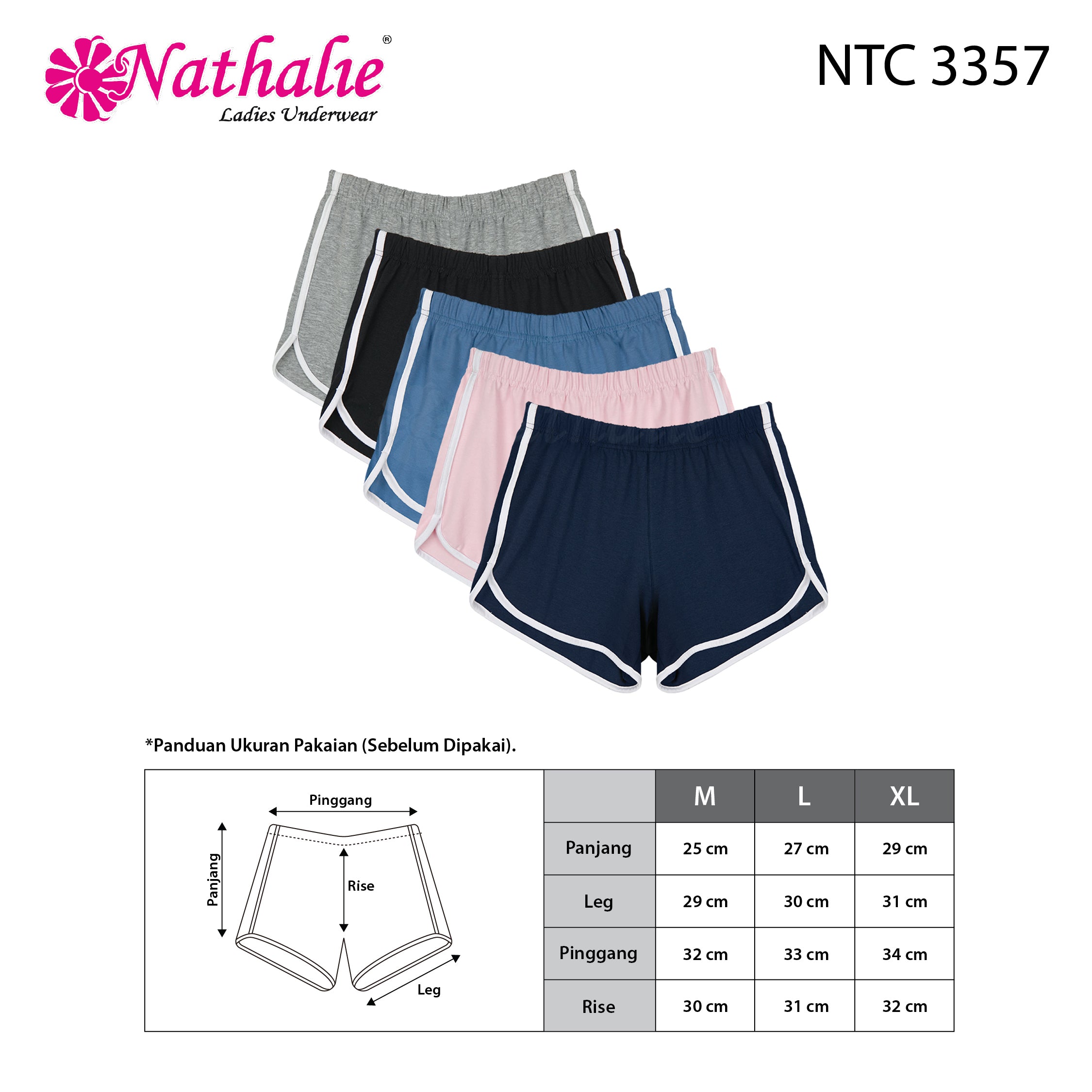 Celana Santai Katun Wanita NTC 3357